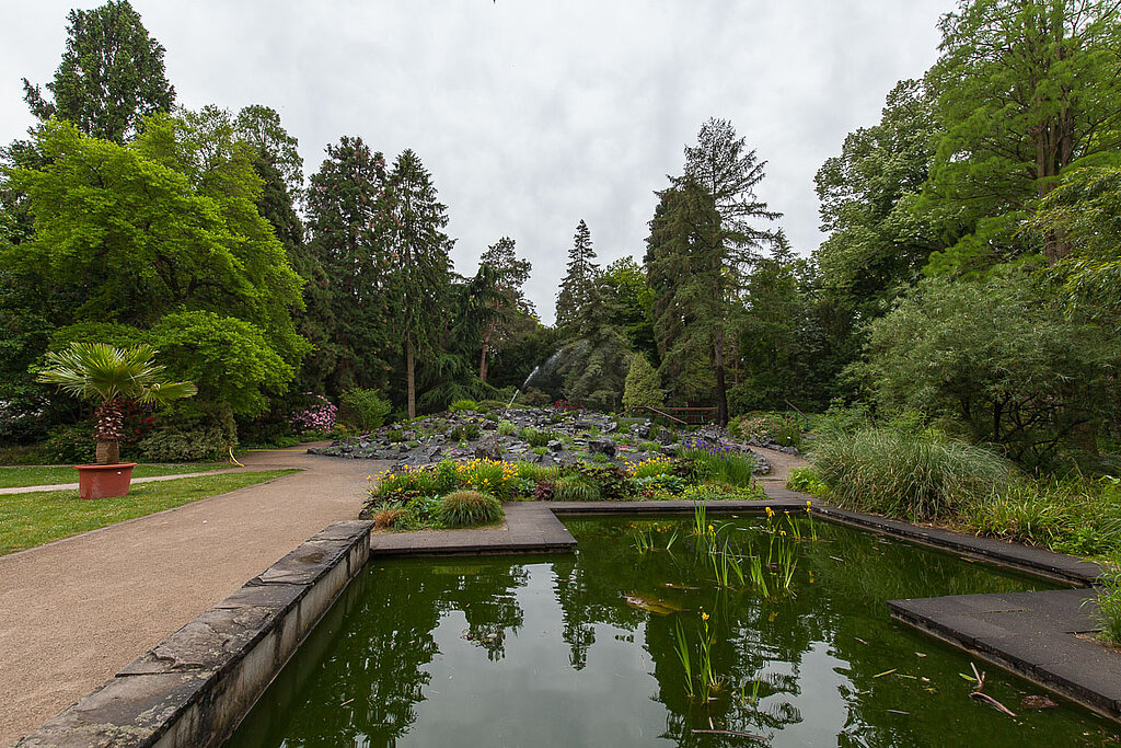 Der Botanische Garten am Rande des Bunten Gartens ist bei Jung und Alt gleichermaßen beliebt.
