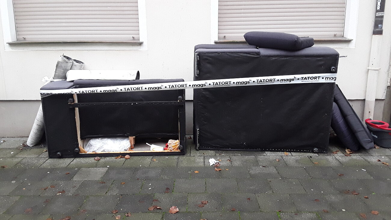 Tatort: Mülldetektive ermitteln in Mönchengladbach.